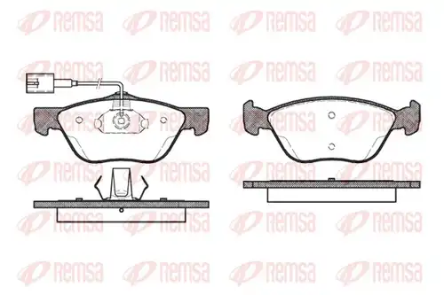 накладки REMSA 0589.42