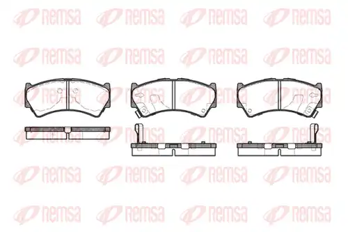 накладки REMSA 0592.52