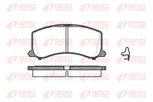 накладки REMSA 0595.02
