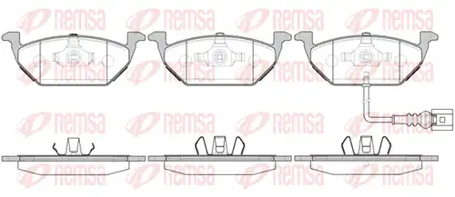 накладки REMSA 0633.31