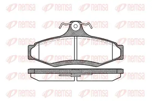 накладки REMSA 0646.10