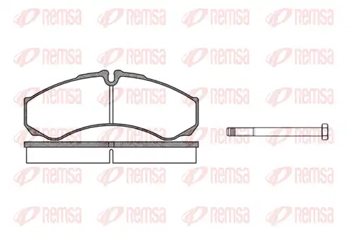 накладки REMSA 0651.00