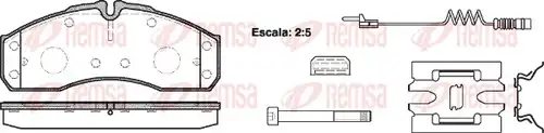 накладки REMSA 0651.22