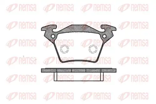 накладки REMSA 0717.00
