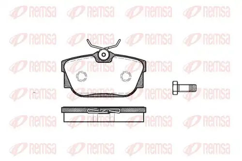накладки REMSA 0767.00