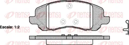 накладки REMSA 0804.20