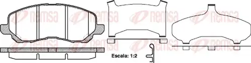 накладки REMSA 0804.31