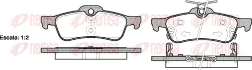 накладки REMSA 0862.02