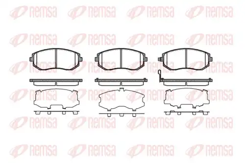 накладки REMSA 0951.11