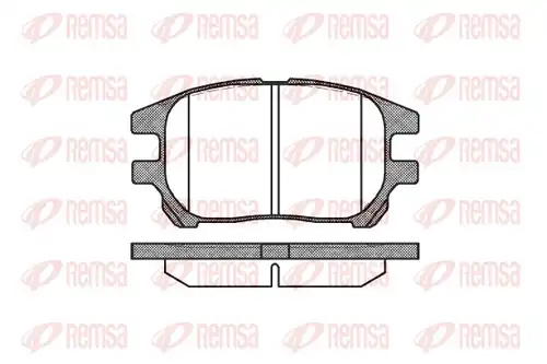 накладки REMSA 0972.00