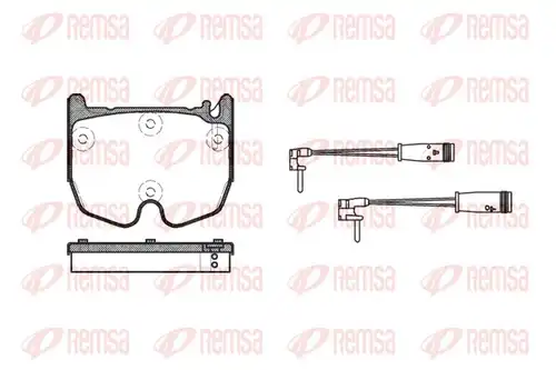 накладки REMSA 0992.02