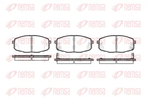накладки REMSA 1038.02