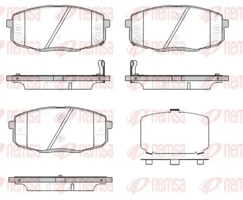 накладки REMSA 1038.12
