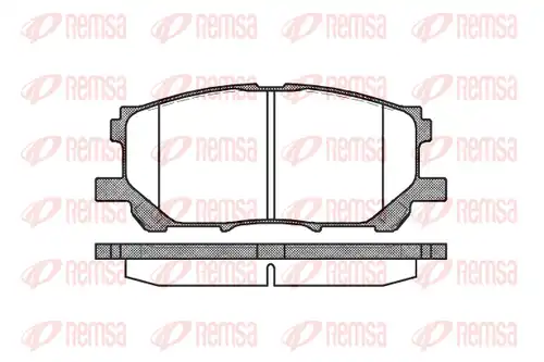 накладки REMSA 1039.00