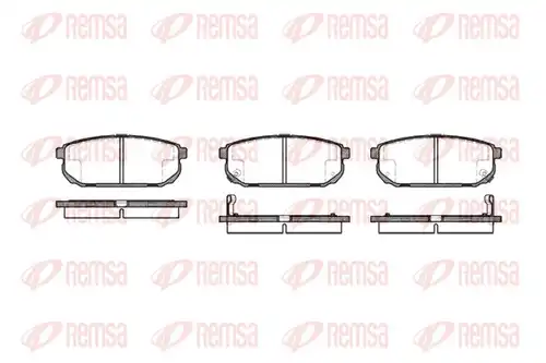 накладки REMSA 1042.02