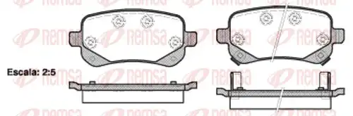 накладки REMSA 1095.02