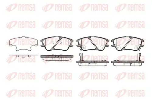 накладки REMSA 1139.02