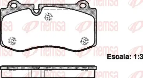 накладки REMSA 1202.00