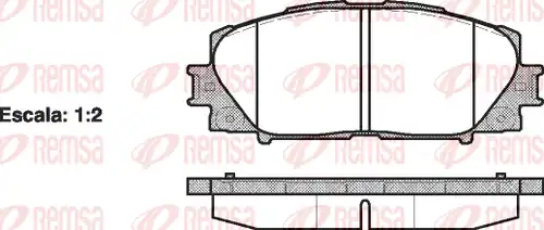 накладки REMSA 1224.00