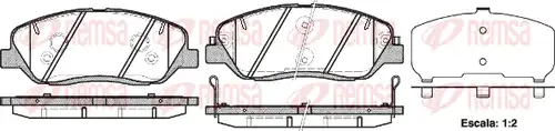 накладки REMSA 1226.02