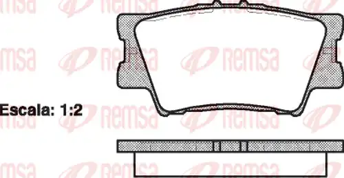 накладки REMSA 1231.00