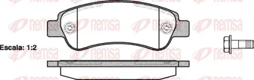 накладки REMSA 1238.00