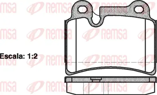 накладки REMSA 1240.00