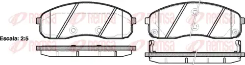 накладки REMSA 1244.02