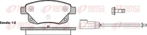 накладки REMSA 1252.02