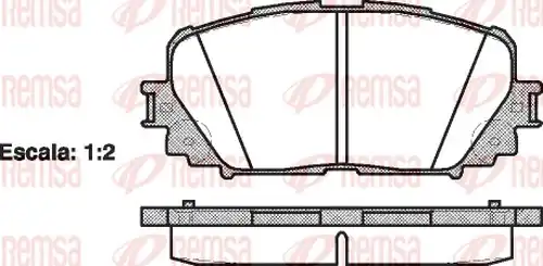 накладки REMSA 1258.00