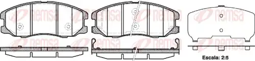 накладки REMSA 1261.12