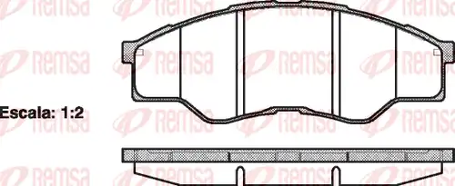 накладки REMSA 1266.00