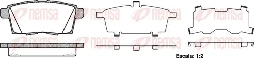 накладки REMSA 1268.00