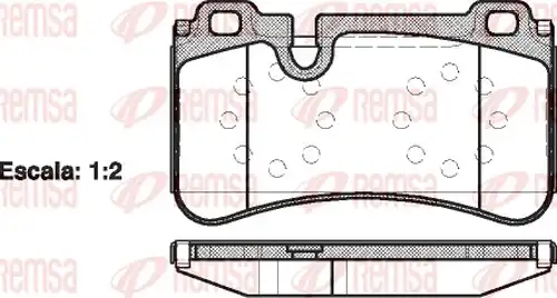 накладки REMSA 1280.00