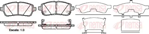 накладки REMSA 1281.02