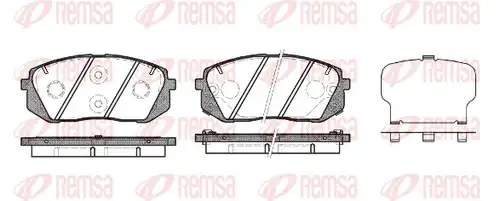 накладки REMSA 1302.22