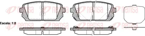 накладки REMSA 1303.02