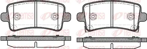 накладки REMSA 1388.04