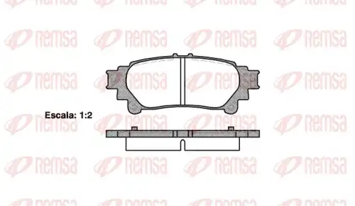 накладки REMSA 1395.00