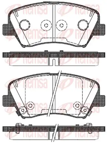 накладки REMSA 1412.32