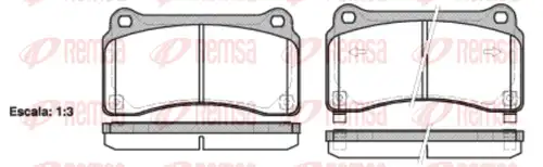 накладки REMSA 1427.02