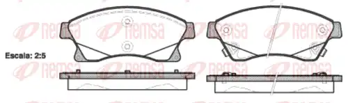 накладки REMSA 1431.12