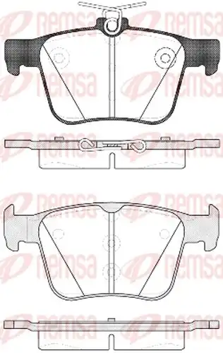 накладки REMSA 1516.10