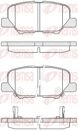 накладки REMSA 1536.02