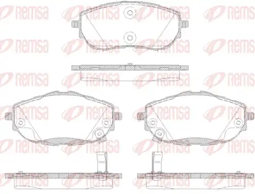 накладки REMSA 1561.02