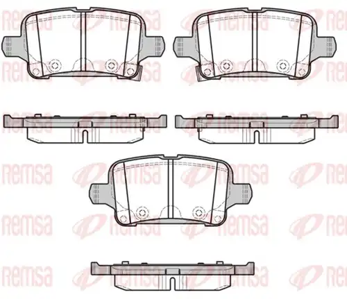 накладки REMSA 1628.02