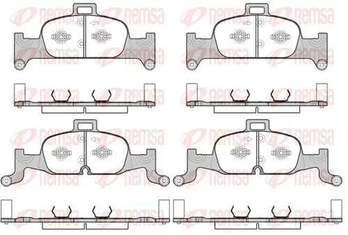 накладки REMSA 1691.00