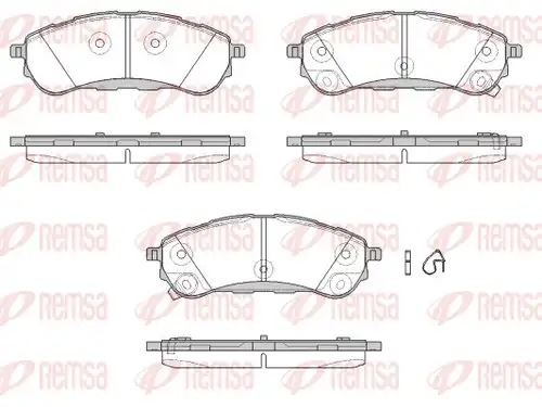 накладки REMSA 1750.12