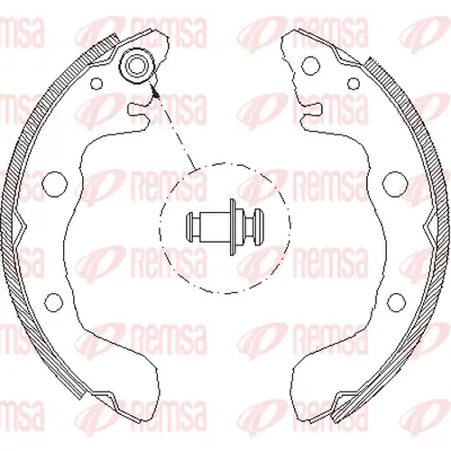 спирачна челюст REMSA 4009.00