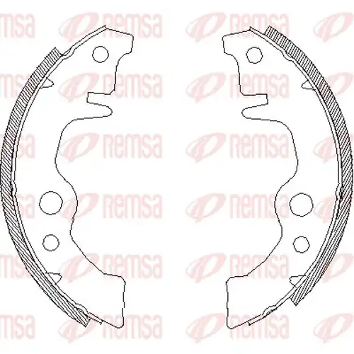 спирачна челюст REMSA 4011.00